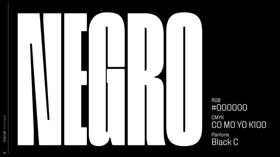 Negro: RGB (Pantone Black C)