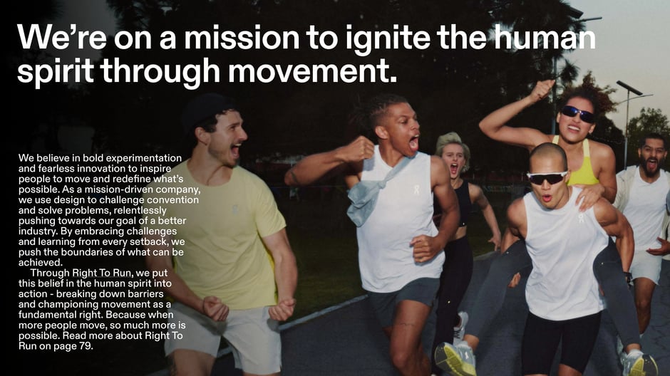 We're on a mission to ignite the human spirit through movement