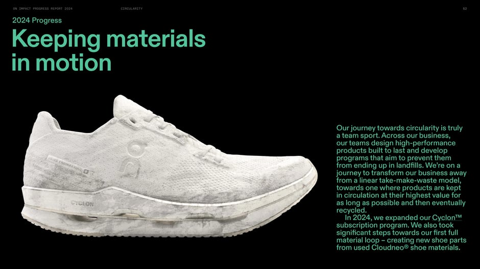 Keeping materials in motion
