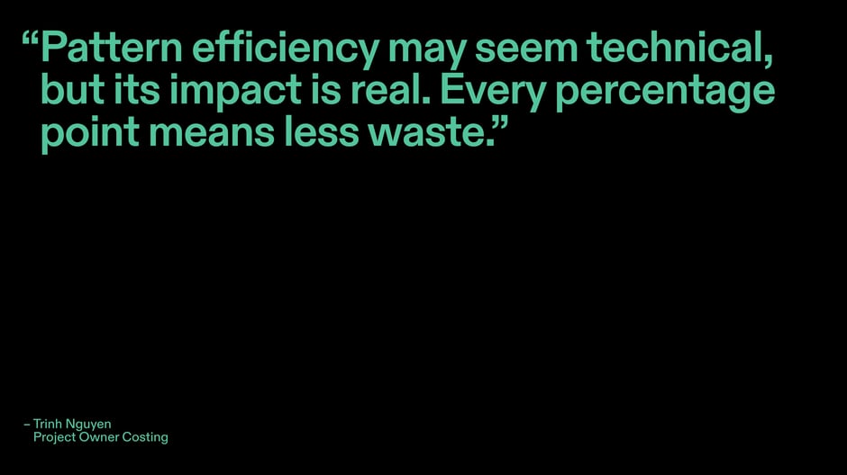 Pattern efficiency quote, Trinh Nguyen