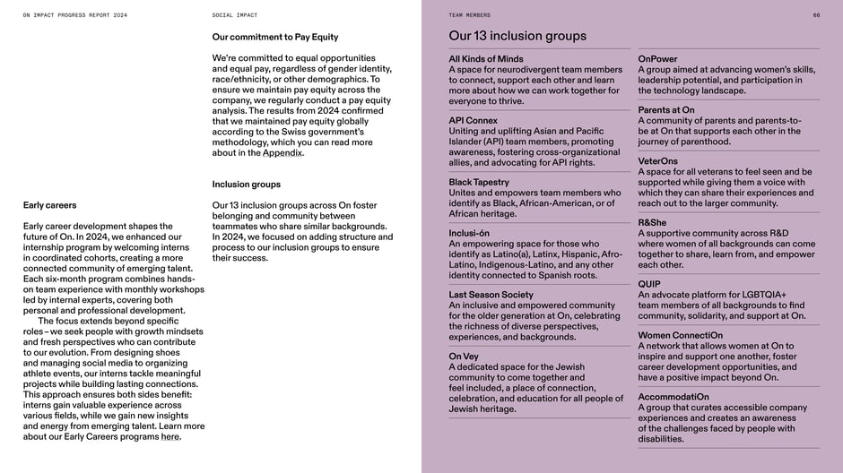Our commitment to pay equity and inclusion groups