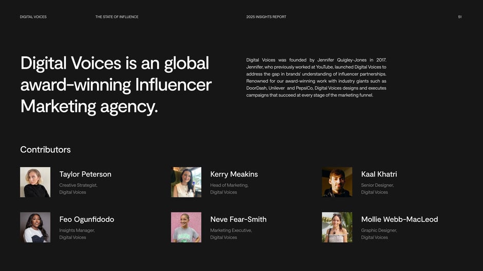 Digital Voices: award-winning influencer marketing agency