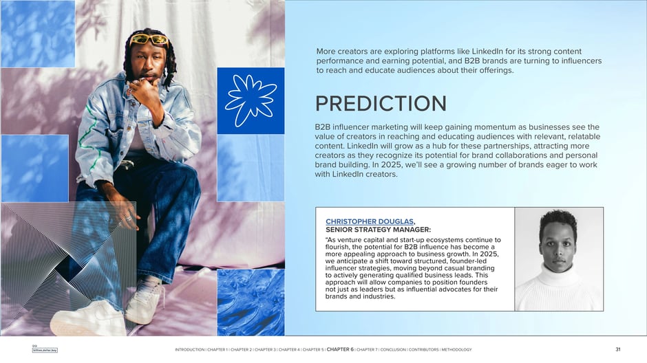B2B influencer marketing will gain momentum in 2025