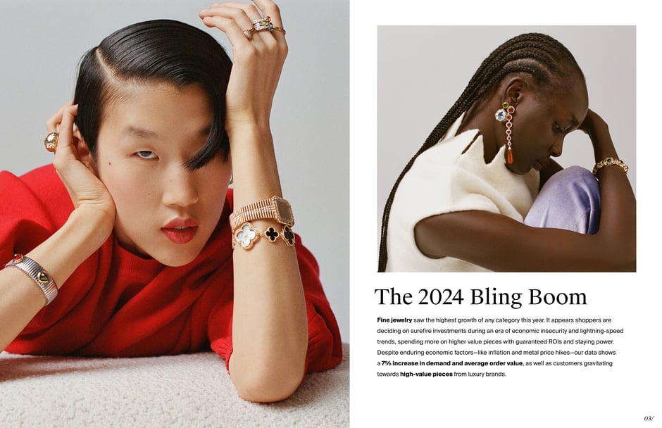Fine jewelry leads category growth with demand and values up 7%