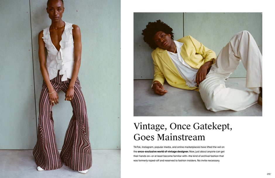 Vintage designer fashion goes mainstream via TikTok and online marketplaces