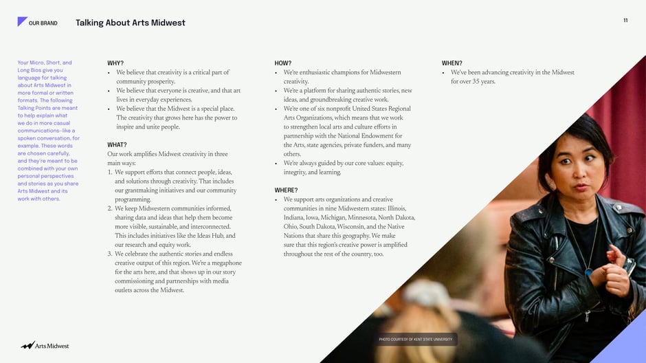 Talking About Arts Midwest: why, what, how, where