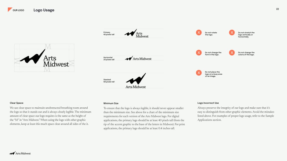 Specifies clear space (based on the height of the 'M')