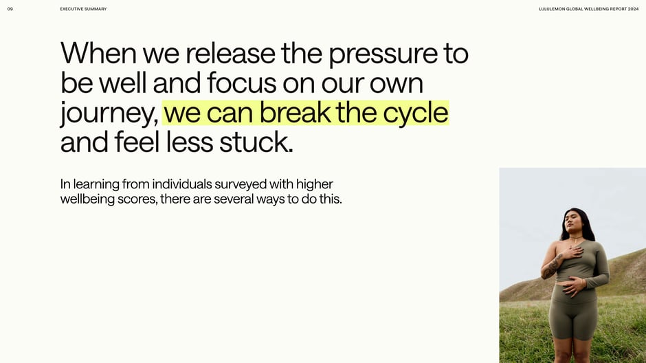Break the cycle by releasing pressure