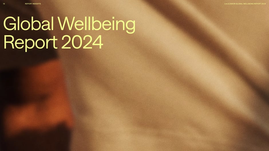 Global Wellbeing Report 2024
