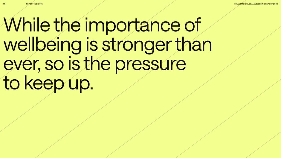While the importance of wellbeing is stronger than ever