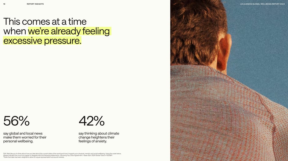 This comes at a time when we’re already feeling excessive pressure