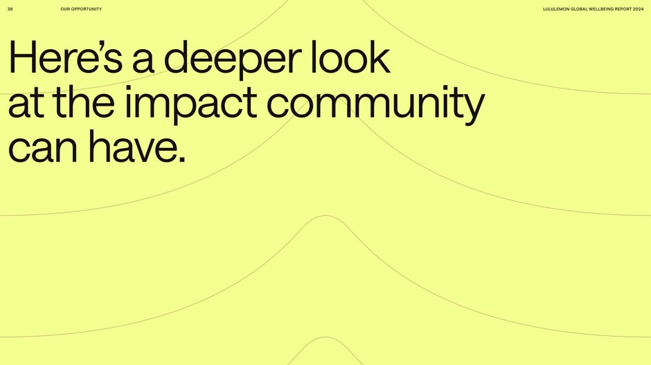 Here's a deeper look at the impact community can have