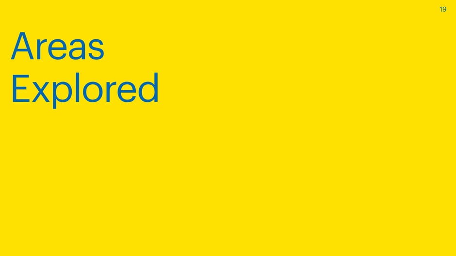 Section header introducing the forthcoming explorations of type treatments