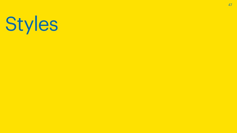 Introduces the styles section and signals examples that show