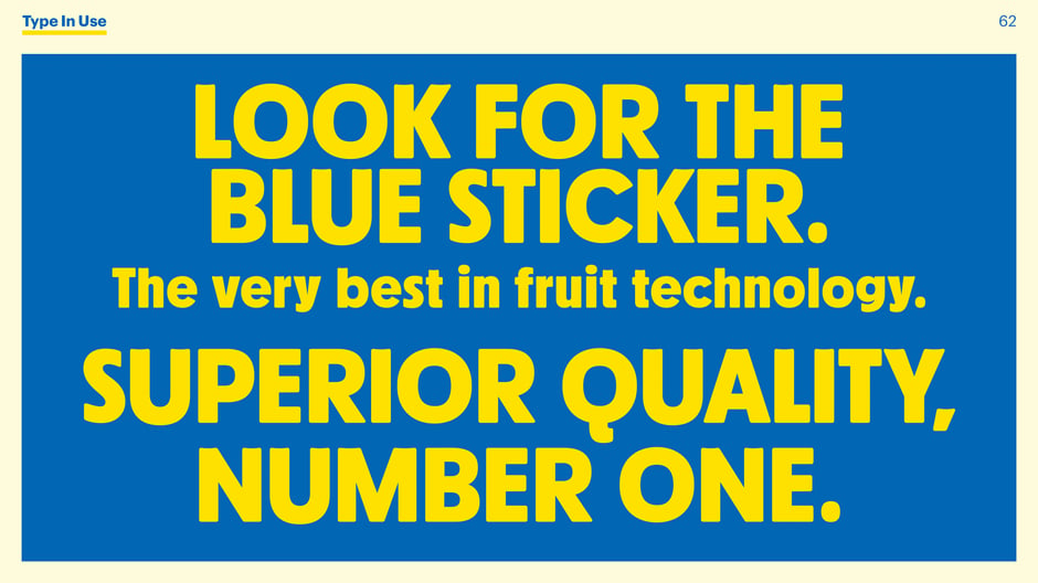 LOOK FOR THE BLUE STICKER