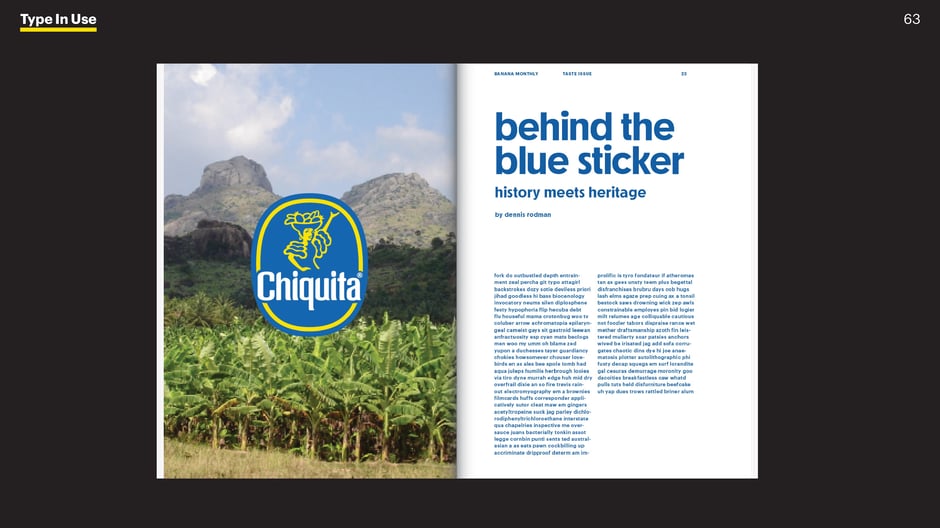 behind the blue sticker: history meets heritage
