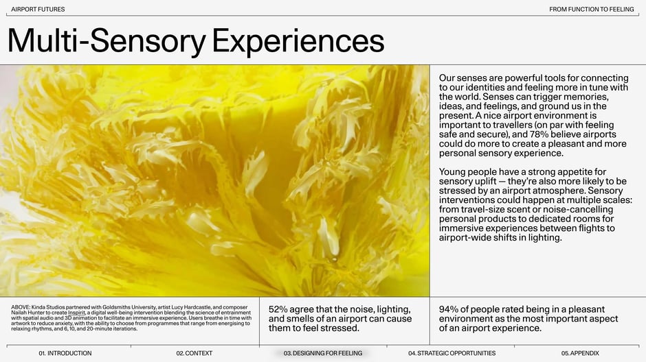 Explains sensory interventions at multiple scales:from travel‑size scent and noise‑cancelling