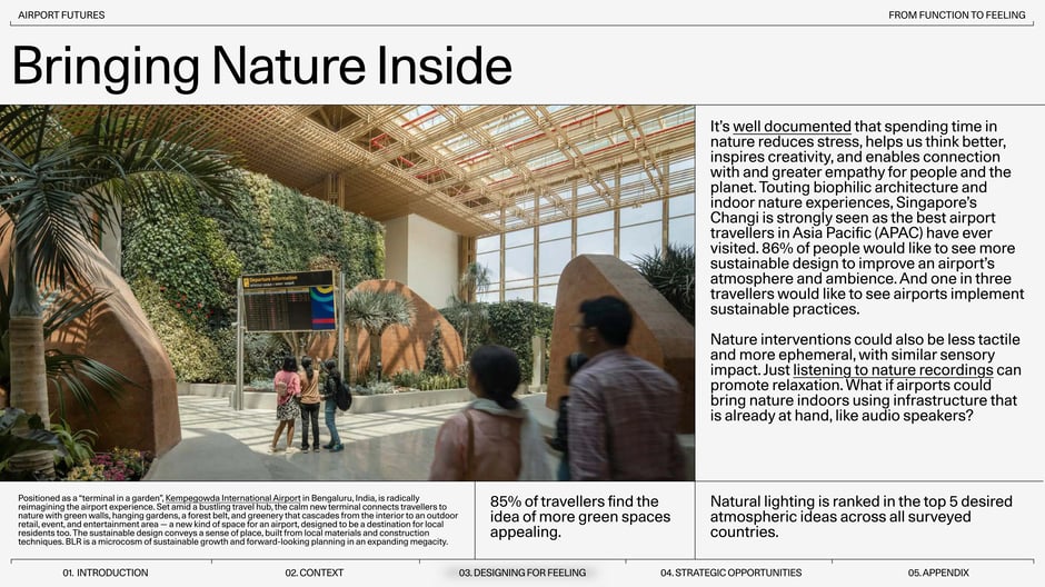 Makes the case for biophilic interventions:green walls, sustainable design