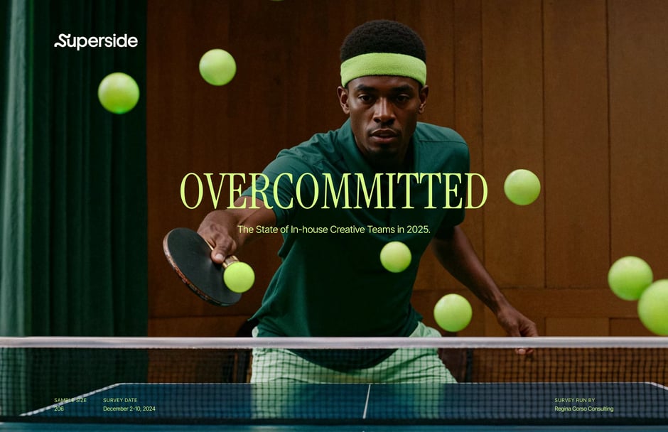 Overcommitted Report 2024 — cover slide