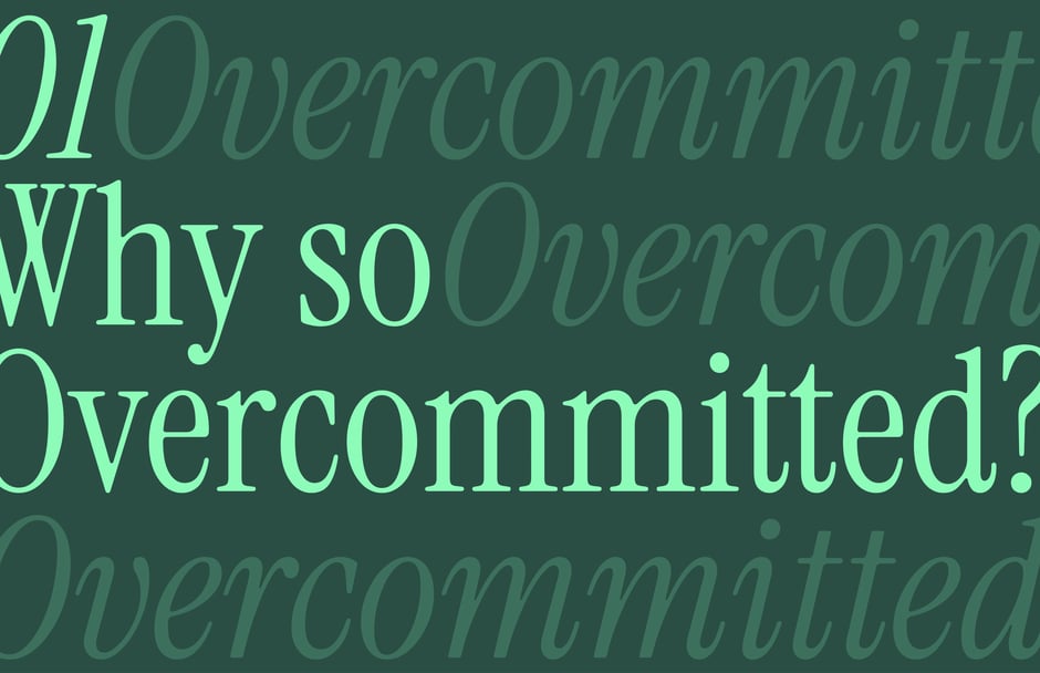The section explores the reasons behind the overcommitment of creative