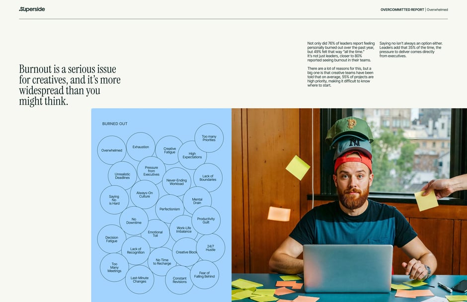Burnout is a serious issue for creatives