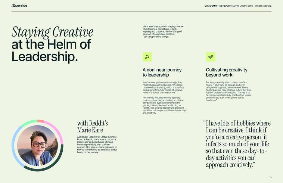 Staying Creative at the Helm of Leadership