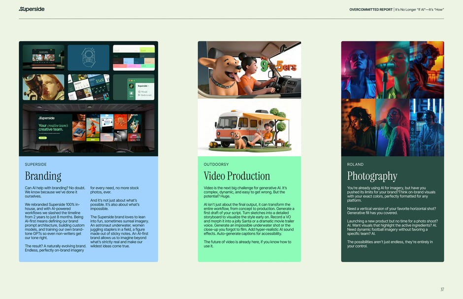 AI in Branding, Video Production, and Photography