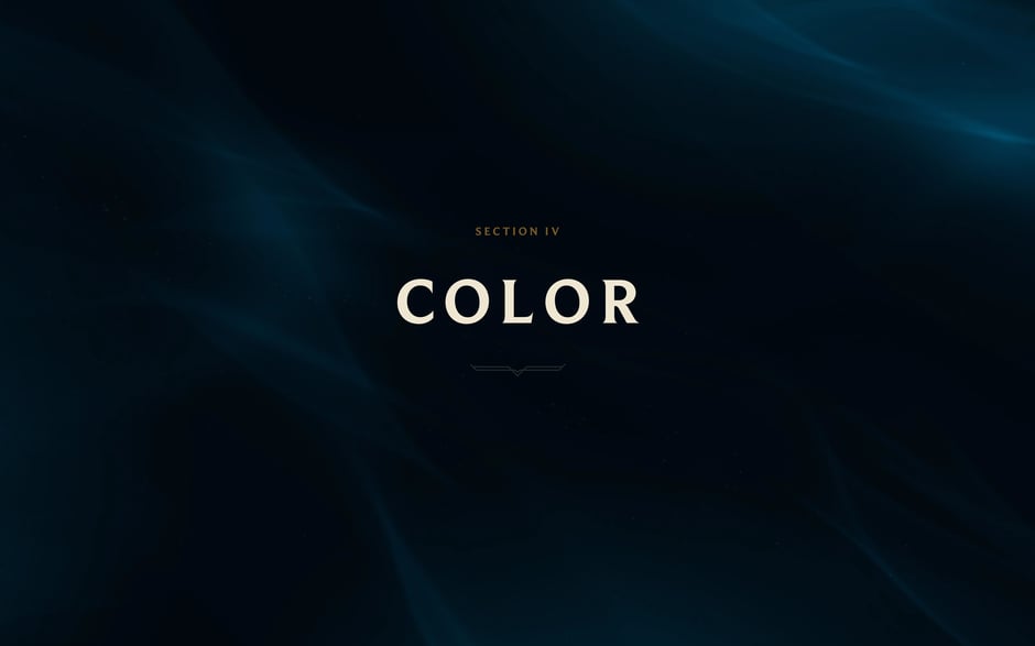 Section header introducing color principles for VFX, including appropriate saturation