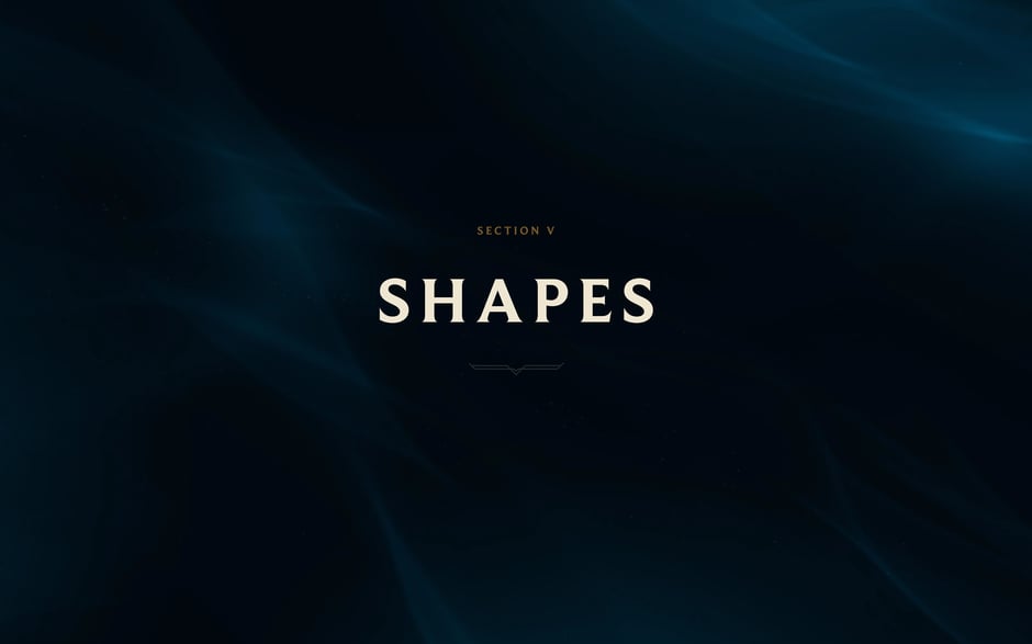 Section V introduces shape language as a core VFX principle