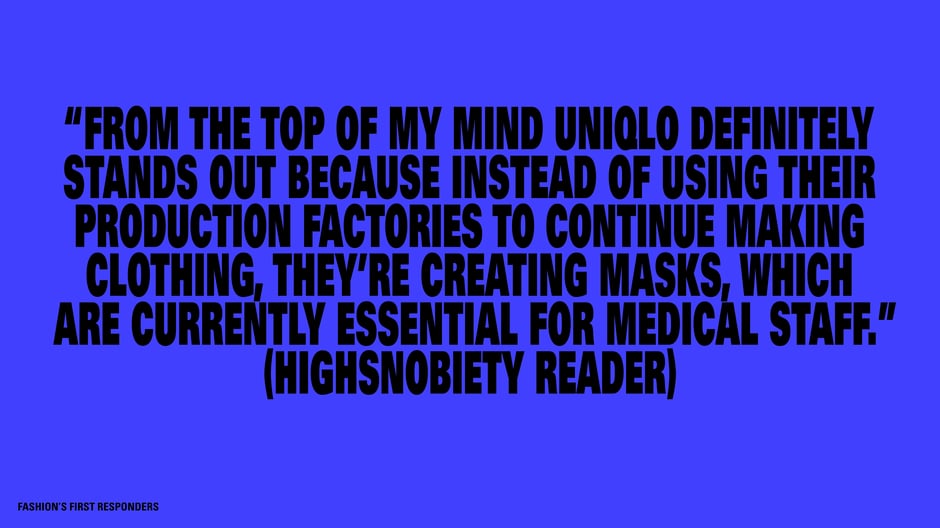 Uniqlo praised for shifting factories from clothing to medical masks