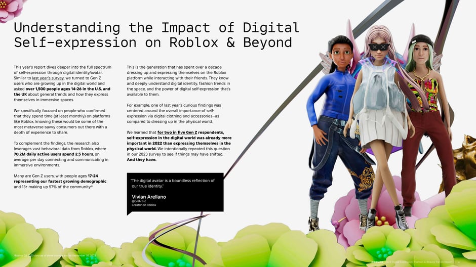 Understanding the impact of digital self‑expression on Roblox & beyond