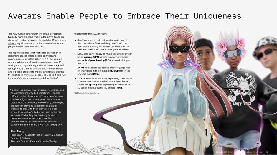Avatars Enable People to Embrace Their Uniqueness