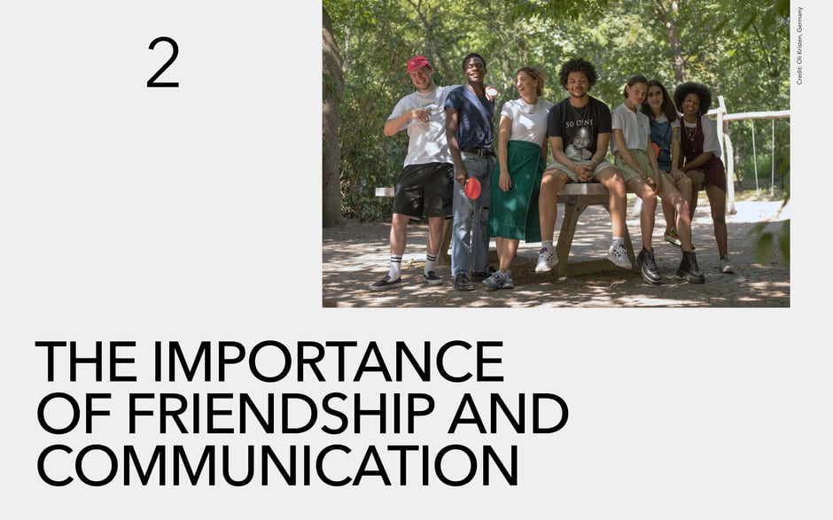 The importance of friendship and communication