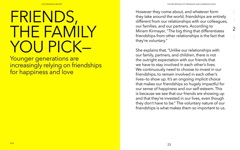 Friends: the family you pick