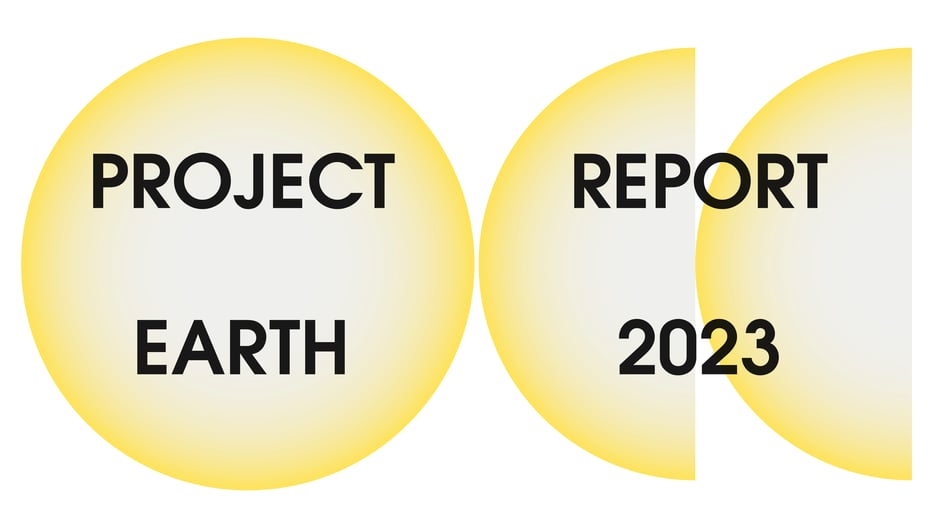 Selfridges Project Earth Report 2023 — cover slide