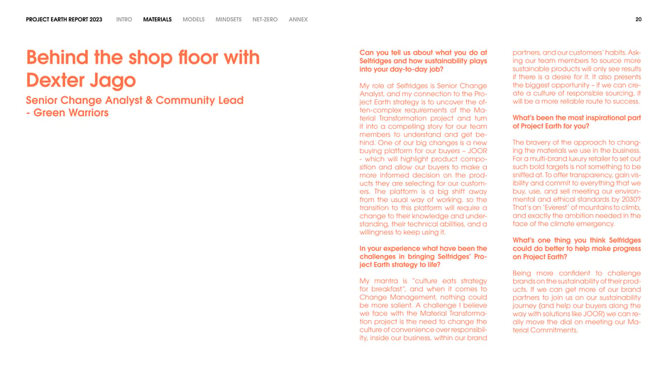 Interview: Dexter Jago on driving change at the shop floor