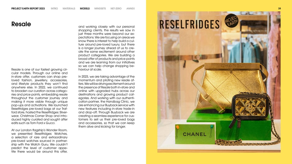 Resale: broadening curation and buyback services