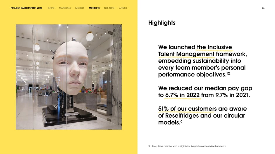 Highlights: talent, pay gap, customer awareness