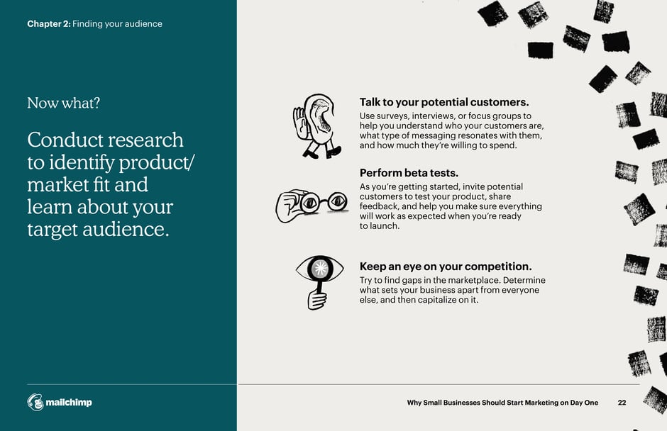 Conduct research to identify product/market fit