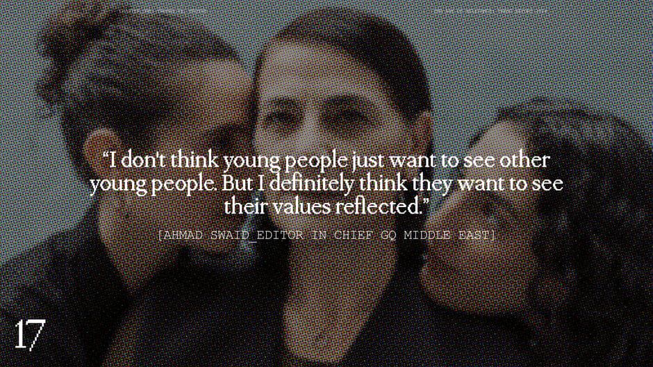 Young people want values reflected