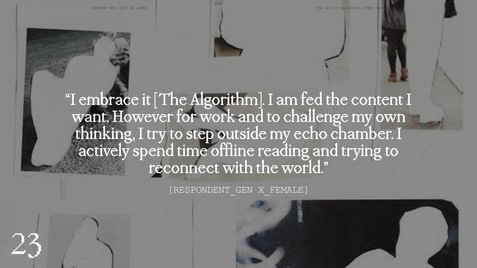 Embracing the Algorithm, Then Stepping Out