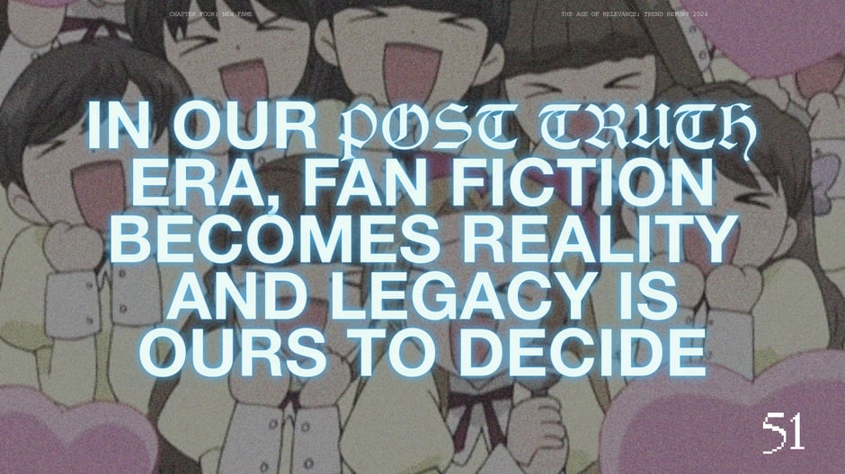 Fan fiction remakes celebrity and legacy in the post-truth era