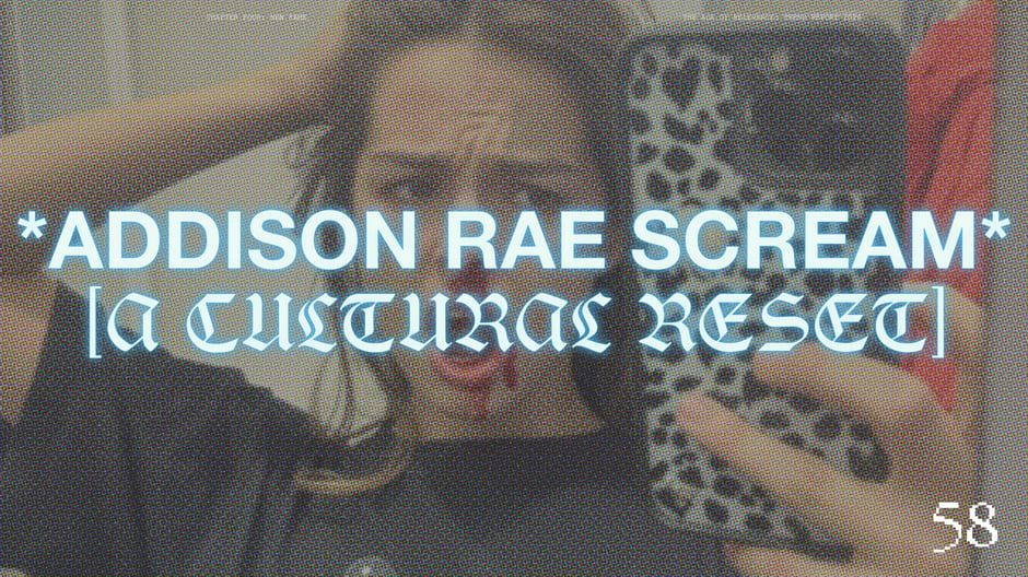 Addison Rae scream as a symbolic cultural reset