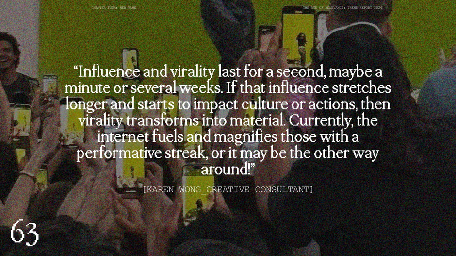 When influence and virality become material