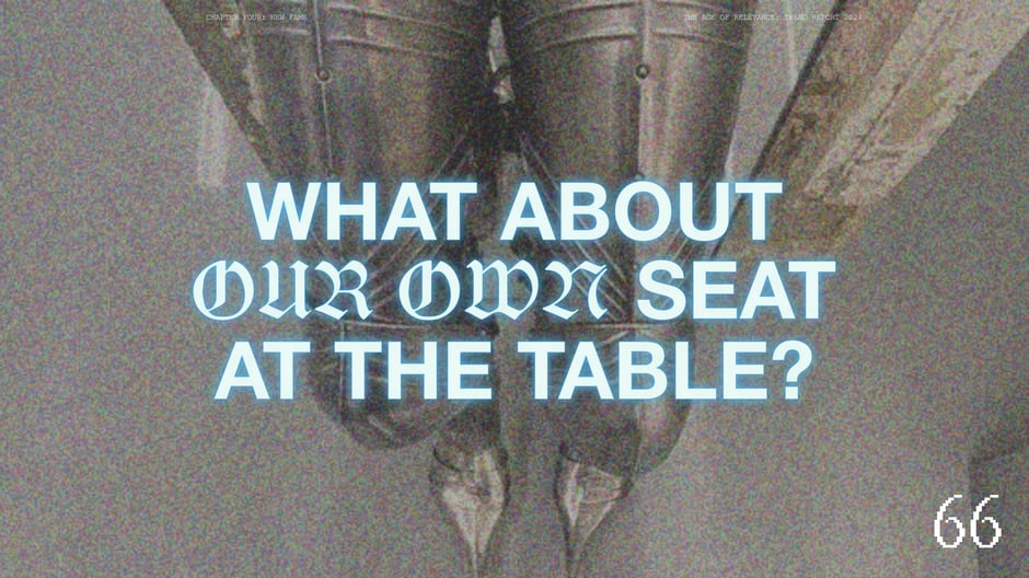 What about our own seat at the table?