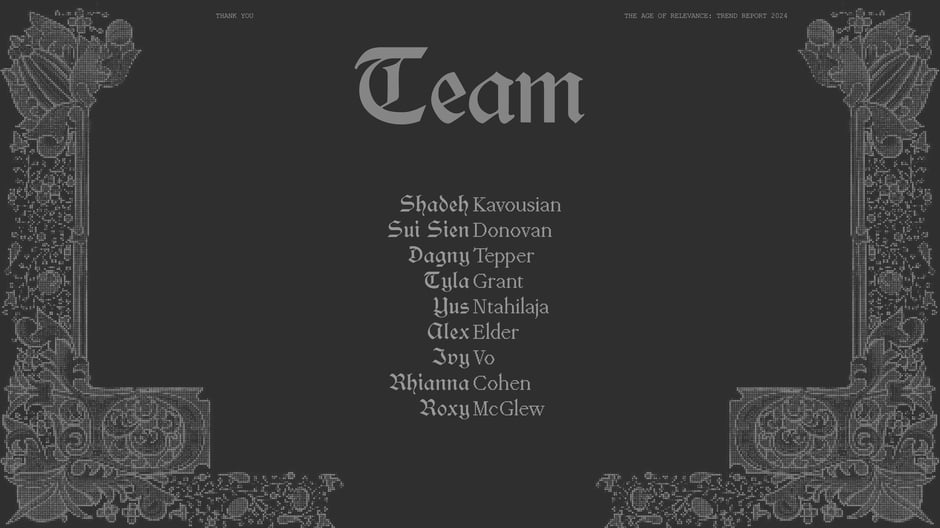 M-RNING THE core team and contributors: Shadeh Kavousian, Sui Sien