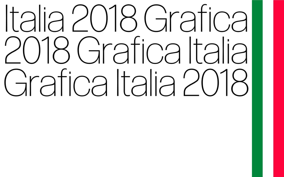 Grafica Italia 2018 — cover slide