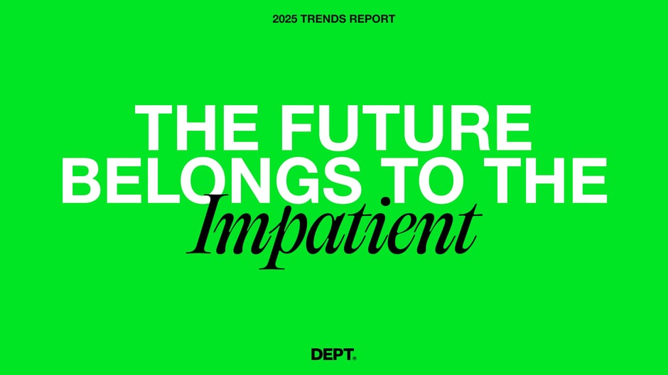 DEPT. Trends 2025 — cover slide
