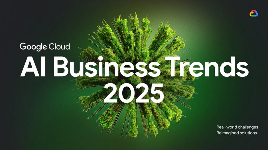 Google Cloud: AI Business Trends 2025 — cover slide