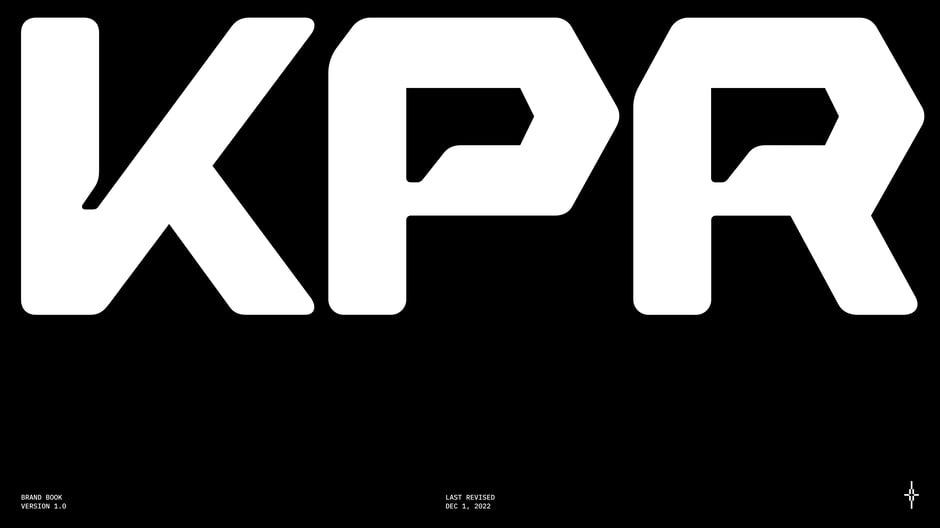KPR Brand Book 2022 — cover slide